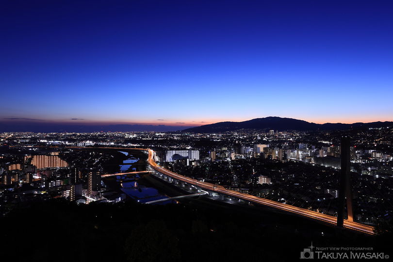五月山 秀望台の夜景スポット写真（1）