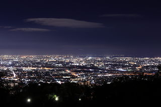 五月山 日の丸展望台の夜景スポット写真（1）class=