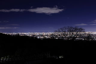 五月山 日の丸展望台の夜景スポット写真（2）class=