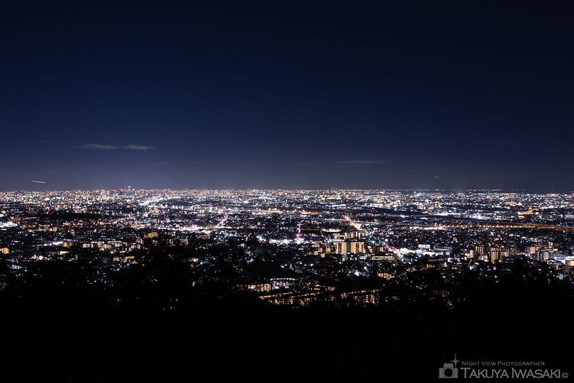 五月平展望台下の夜景スポット写真（1）
