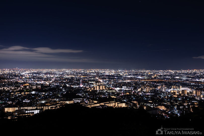 五月平展望台下の夜景スポット写真（3）