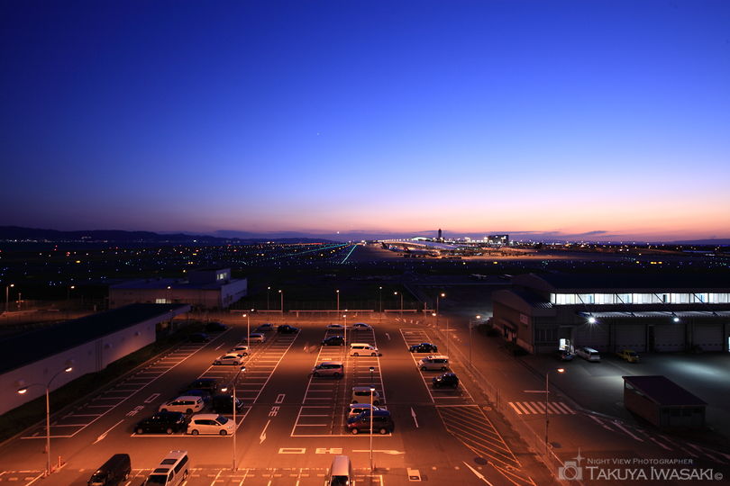 関空展望ホール スカイビューの夜景スポット写真（1）
