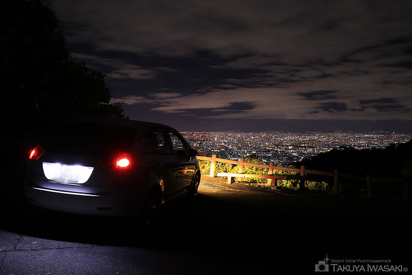 夕日駐車場の夜景スポット写真（5）