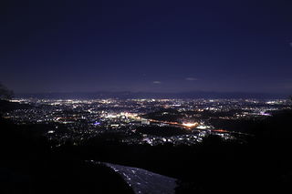 三郷駅方面の夜景