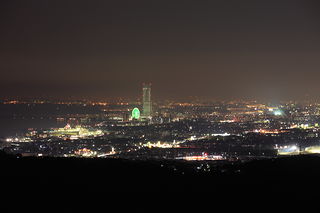 阪南スカイタウン 展望緑地の夜景スポット写真（4）class=