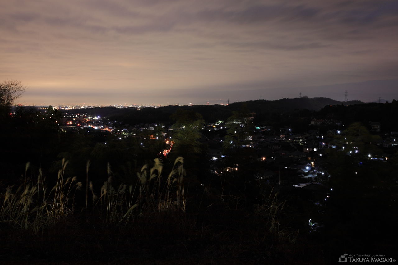 岸和田SA（上り）の夜景スポット写真（1）