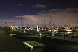 新西宮ヨットハーバーの夜景スポット写真（2）class=