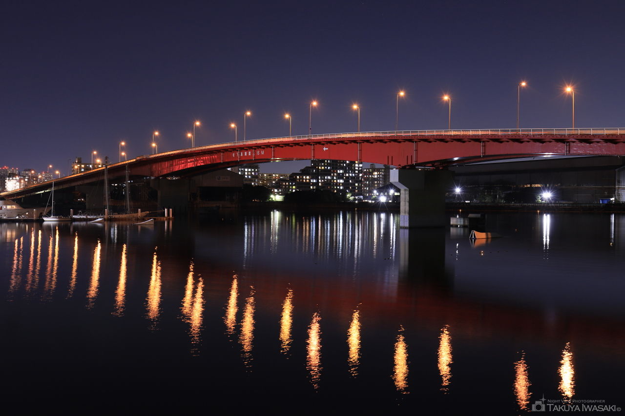 御前浜橋の夜景スポット写真（3）