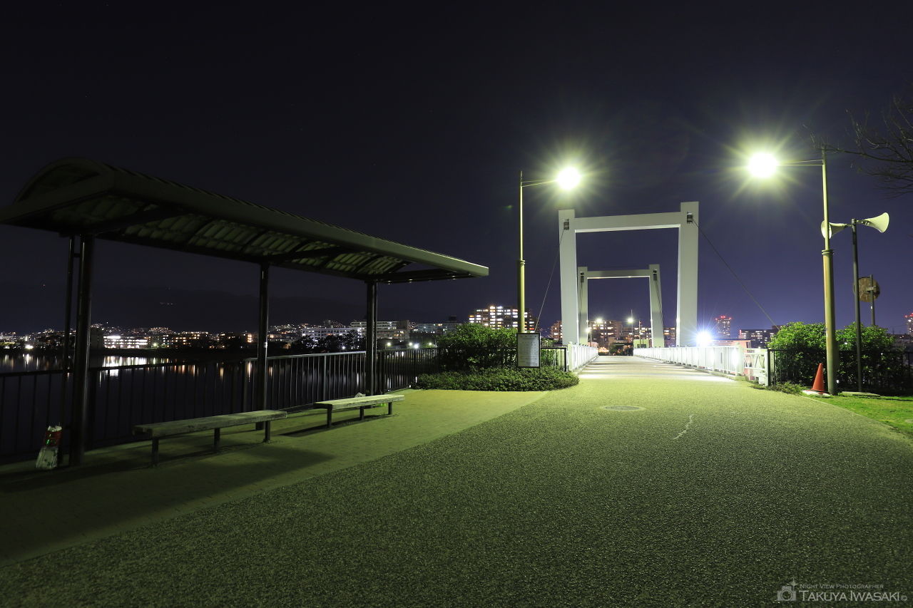 御前浜橋の夜景スポット写真（5）
