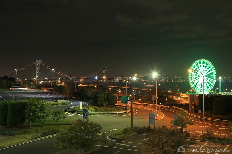 淡路ハイウェイオアシスの夜景スポット写真（1）