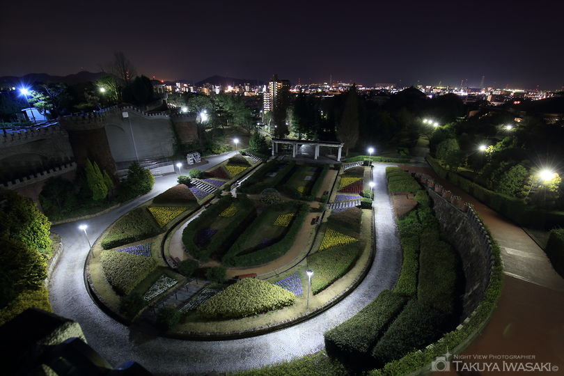 手柄山中央公園の夜景スポット写真（4）