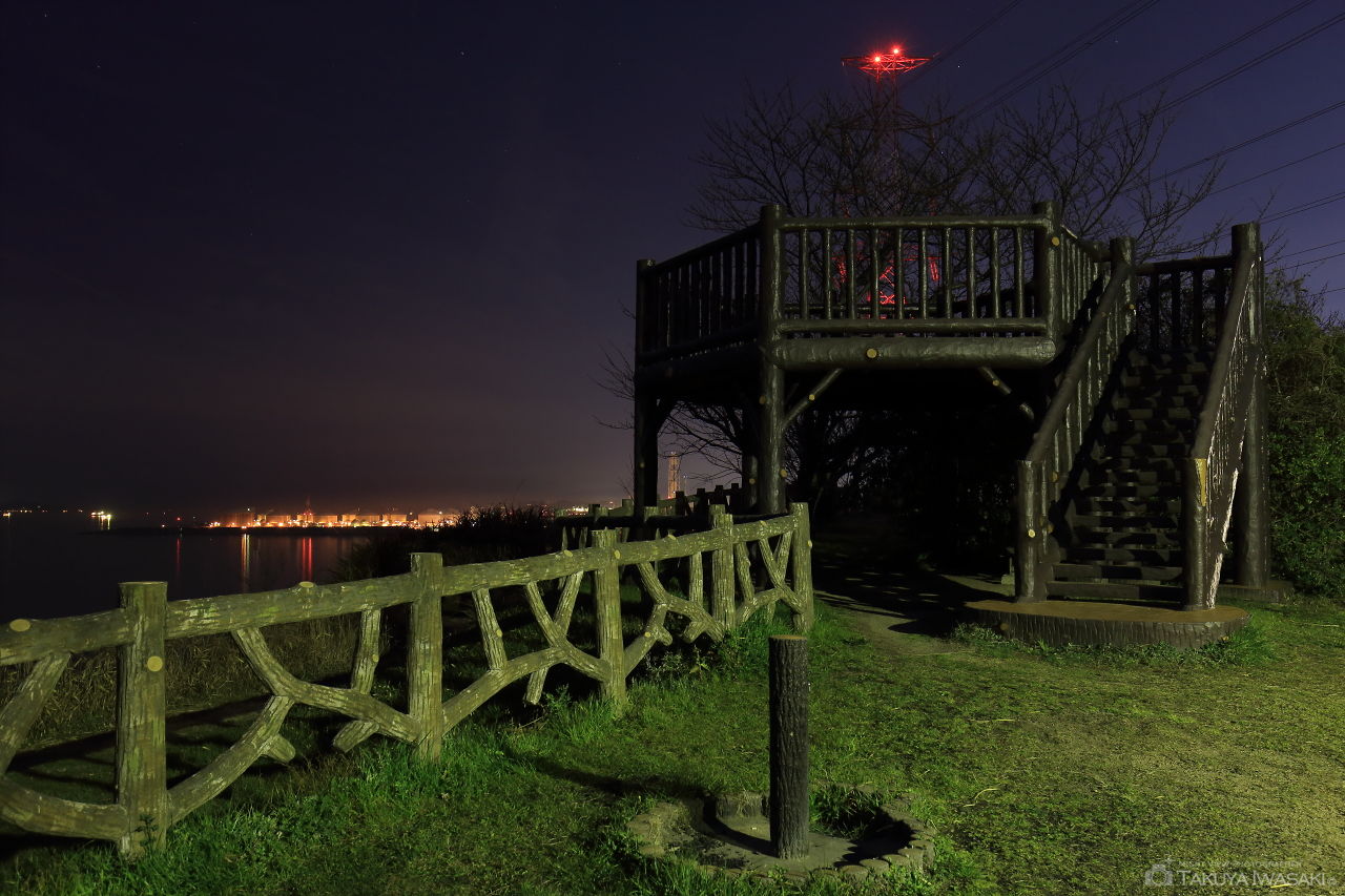 小赤壁公園の夜景スポット写真（4）