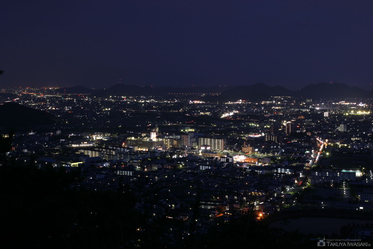 広峰展望広場の夜景スポット写真（1）