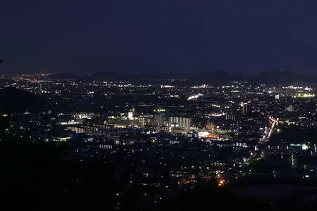 広峰展望広場の夜景