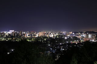男山配水池公園の夜景スポット写真（1）class=
