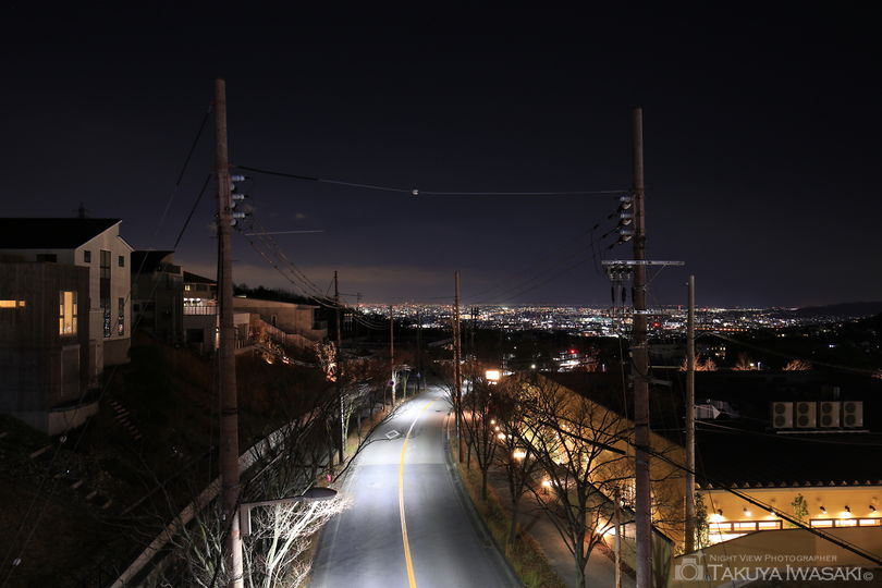 山本山手中央公園前の夜景スポット写真（3）