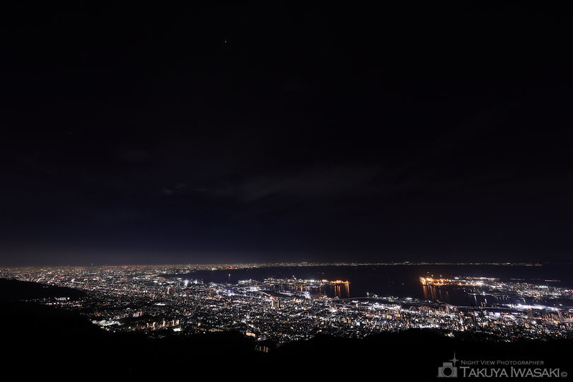 摩耶山 掬星台の夜景スポット写真（2）