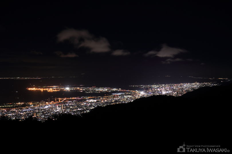 天狗岩の夜景スポット写真（2）