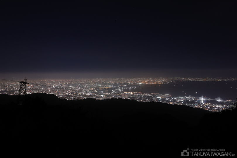 みよし観音前の夜景スポット写真（1）