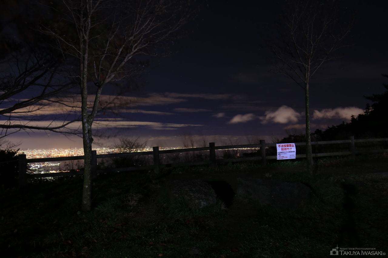 極楽茶屋跡の夜景スポット写真（2）