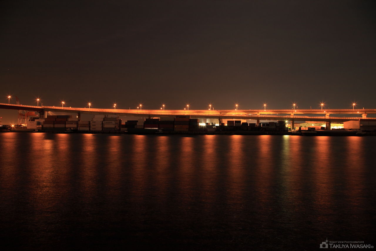 灘浜埠頭の夜景スポット写真（1）