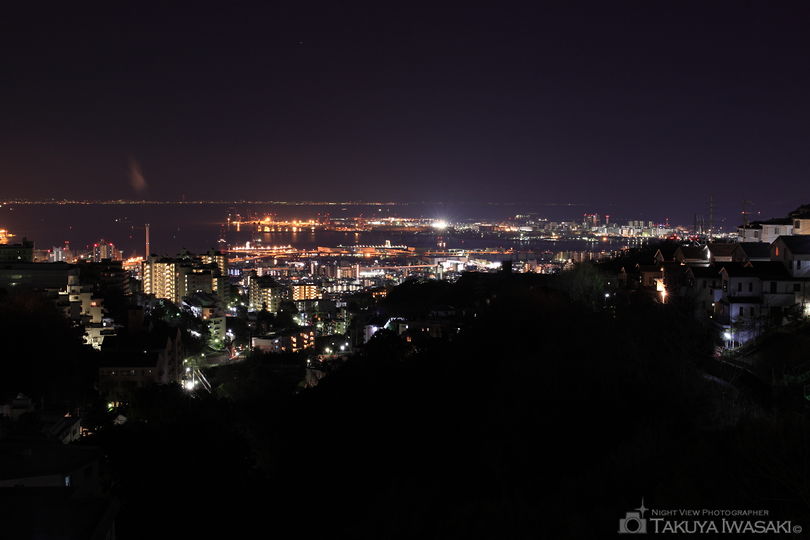大月大橋の夜景スポット写真（3）