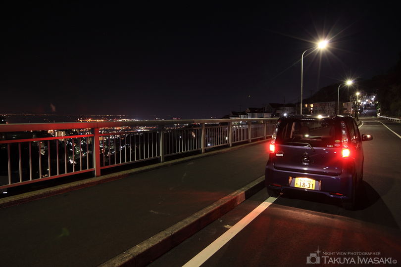 大月大橋の夜景スポット写真（4）