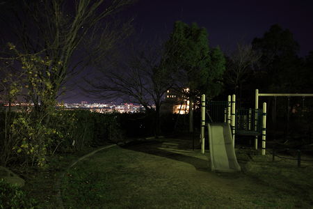 六甲台中公園の夜景スポット写真（2）class=
