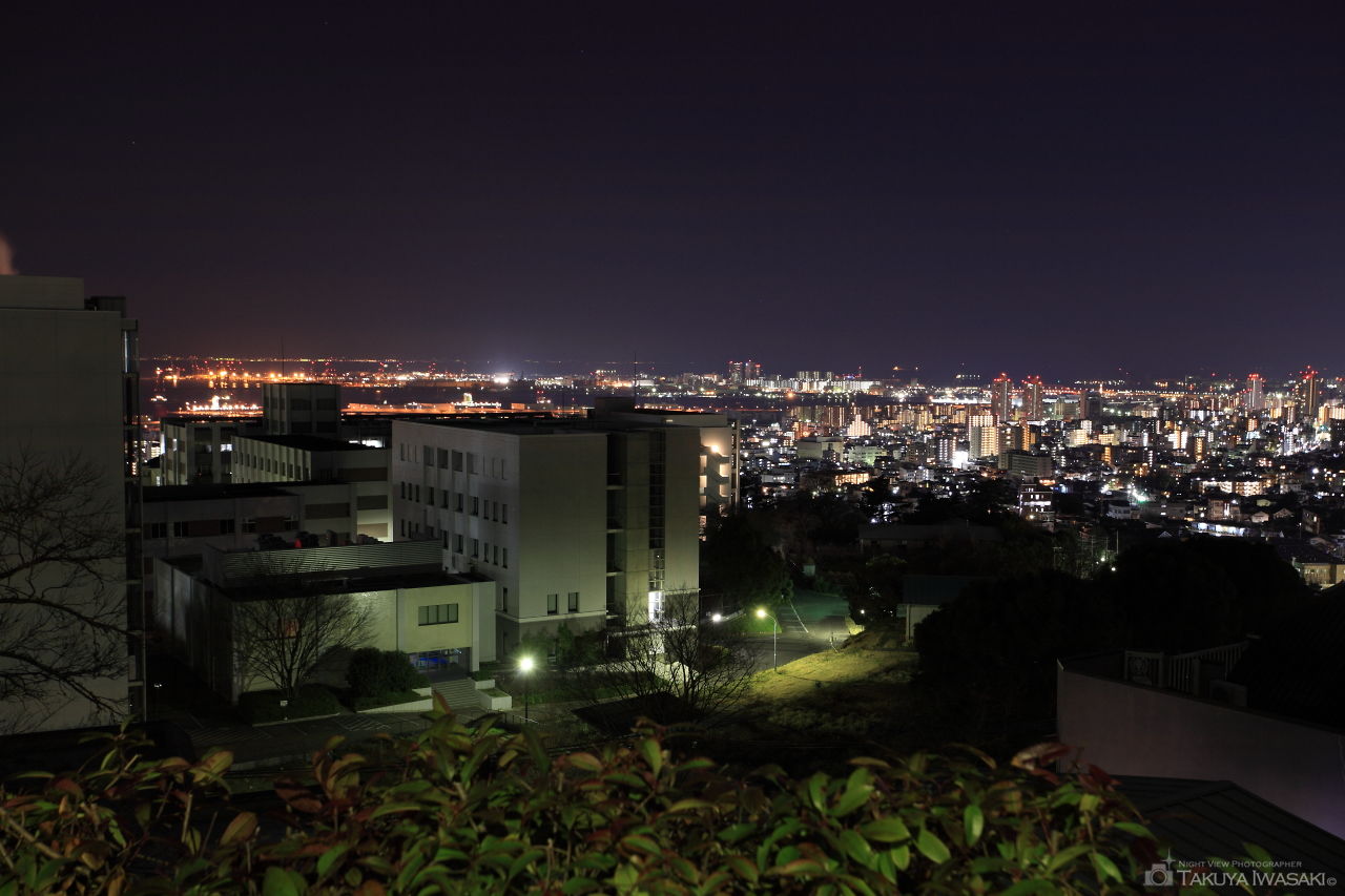 六甲台中公園の夜景スポット写真（3）