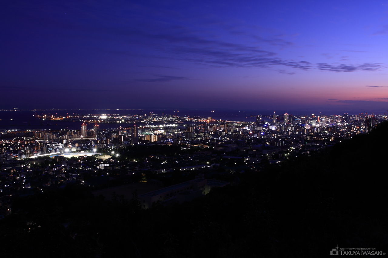 五鬼城展望公園の夜景スポット写真（2）