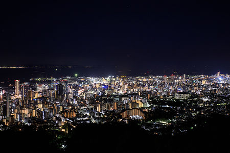 神戸市長田区方面の夜景