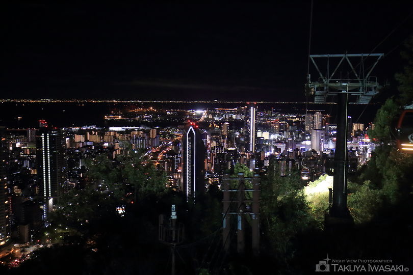 神戸布引ハーブ園／ロープウェイの夜景スポット写真（6）