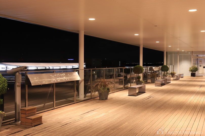 神戸空港 展望庭園の夜景スポット写真（6）