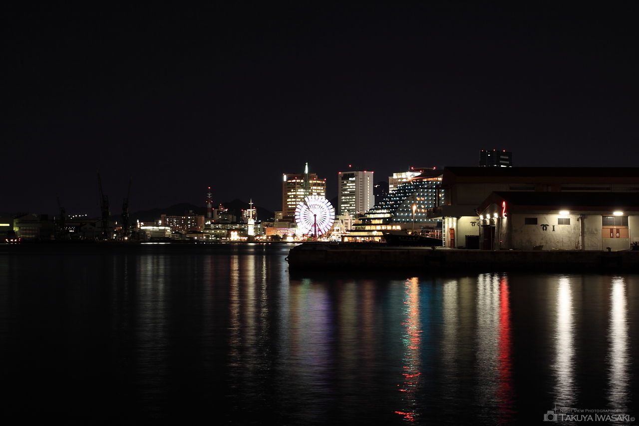 新港第二突堤の夜景スポット写真（4）
