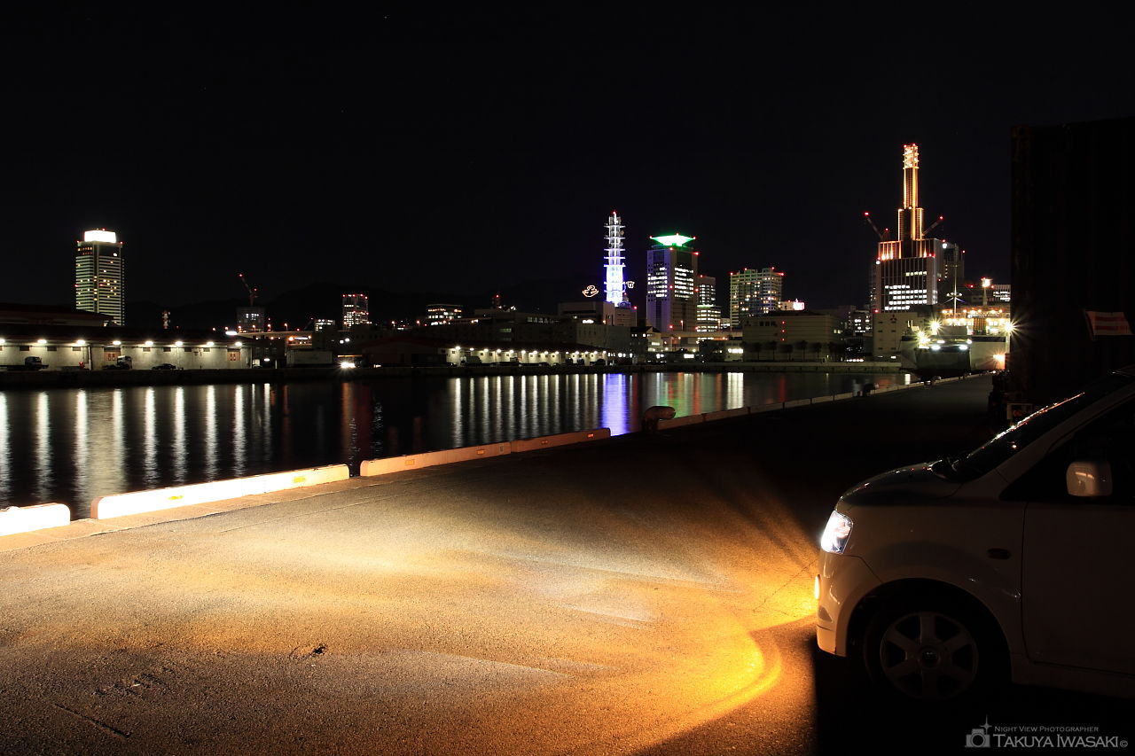 新港第二突堤の夜景スポット写真（5）