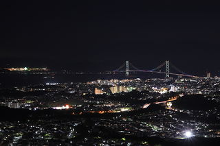 栂尾山の夜景スポット写真（3）class=