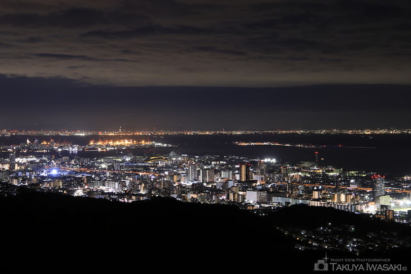 栂尾山の夜景スポット写真（4）