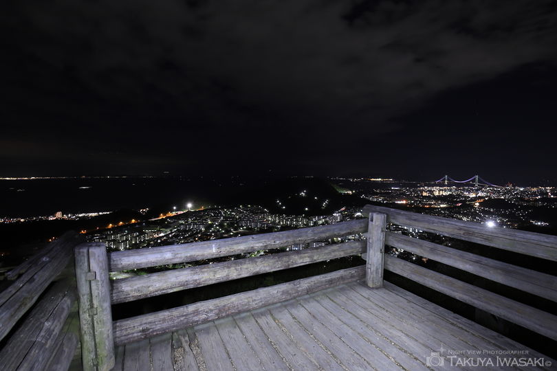 栂尾山の夜景スポット写真（5）