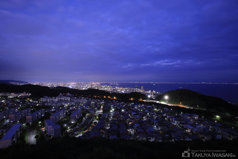 高倉山の夜景スポット写真（1）