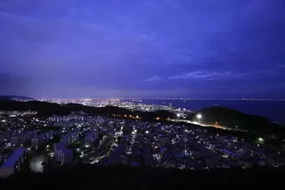 高倉山（おらが山）の夜景