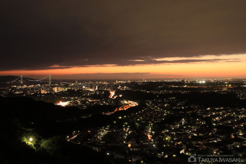 高倉山の夜景スポット写真（2）