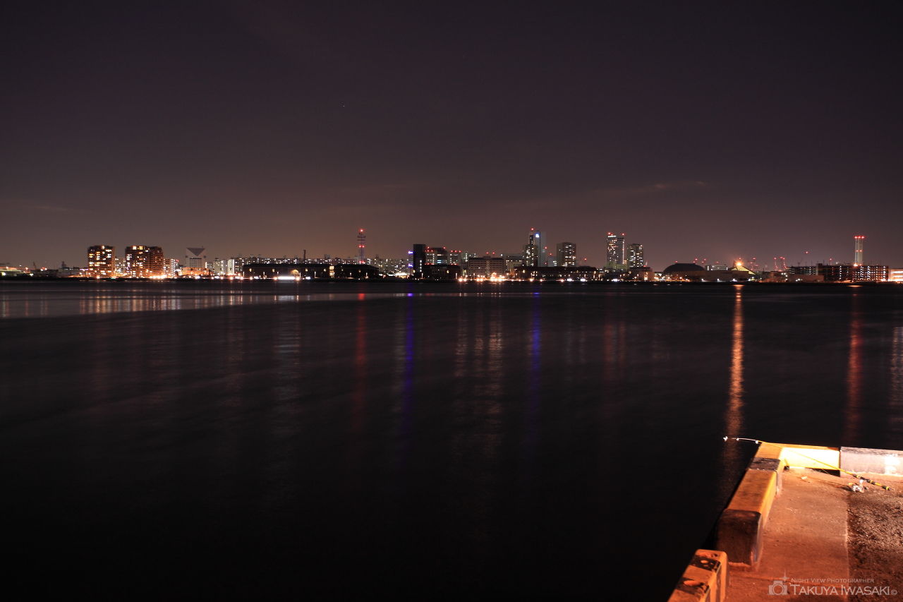 兵庫突堤の夜景スポット写真（1）