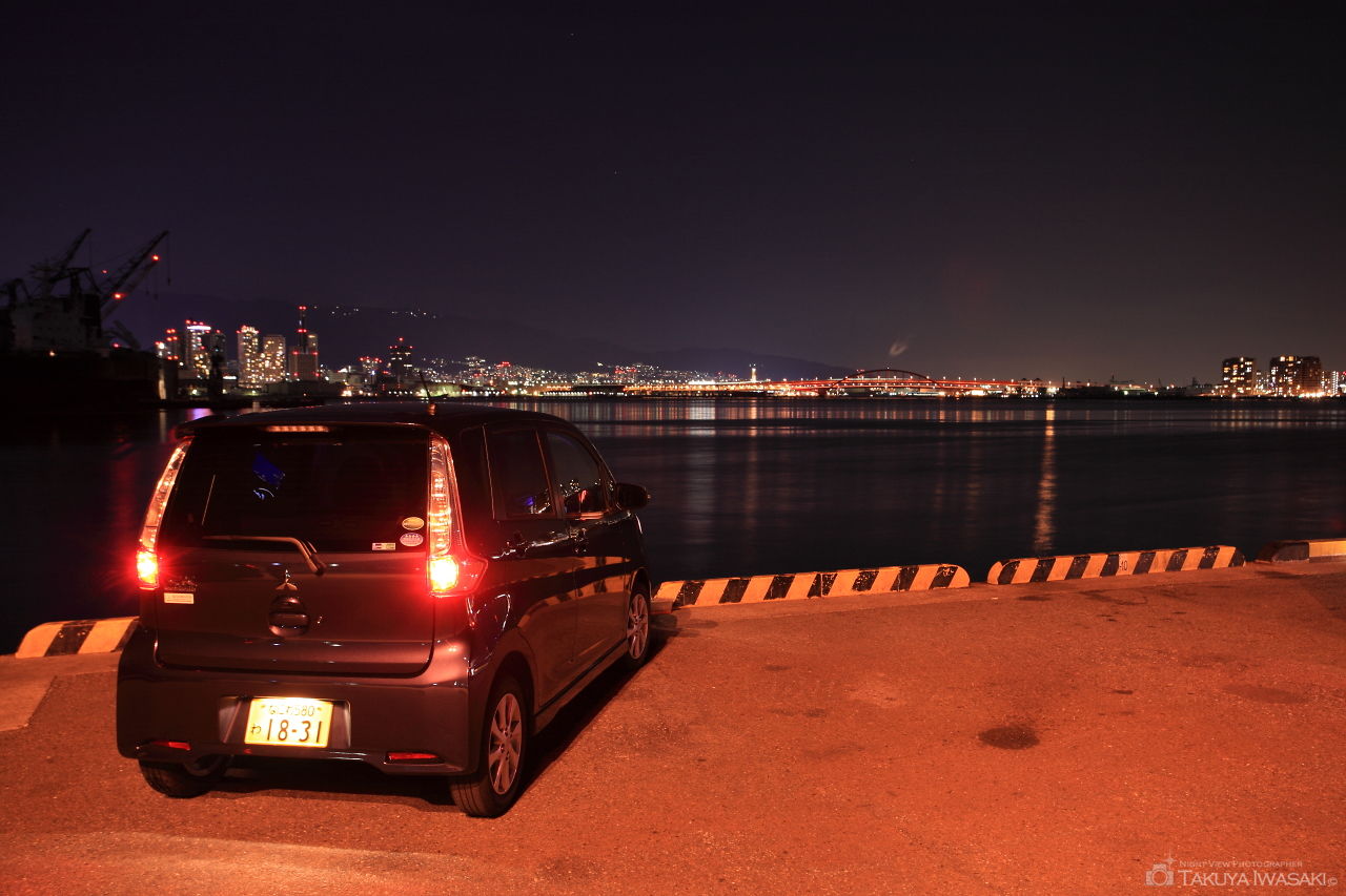 兵庫突堤の夜景スポット写真（3）