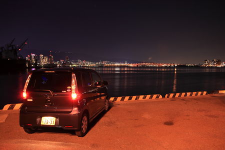 兵庫突堤の夜景スポット写真（3）class=