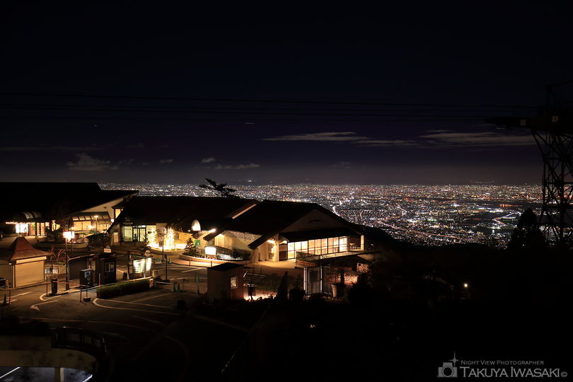 自然体感展望台 六甲枝垂れの夜景スポット写真（2）