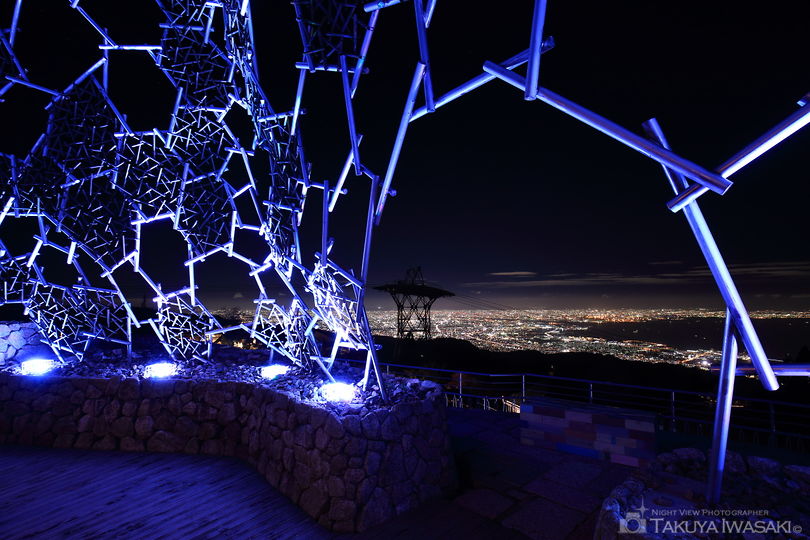 自然体感展望台 六甲枝垂れの夜景スポット写真（4）
