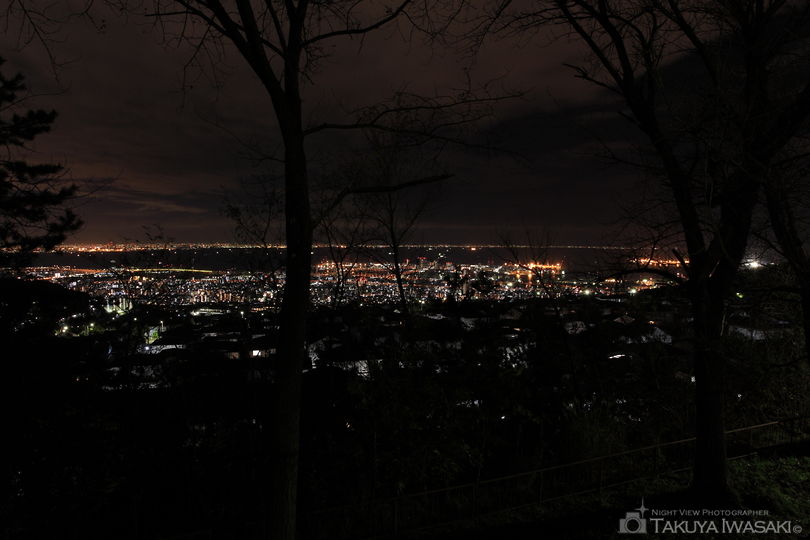 渦森展望台公園の夜景スポット写真（1）