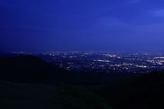 若草山の夜景スポット写真（2）class=