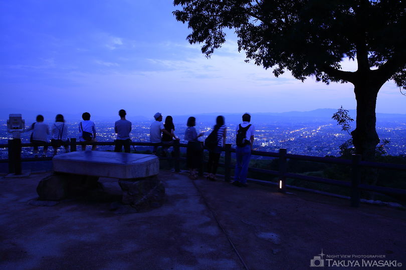 若草山の夜景スポット写真（3）