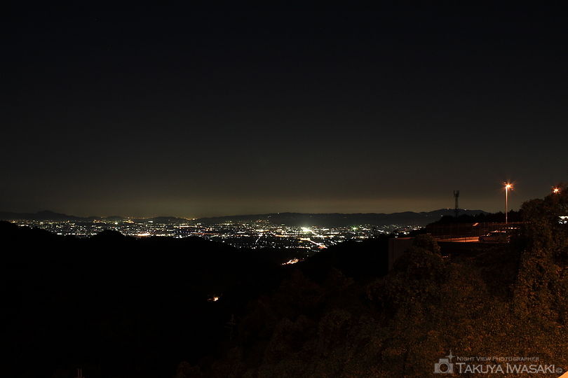 高峰SA（下り）の夜景スポット写真（2）